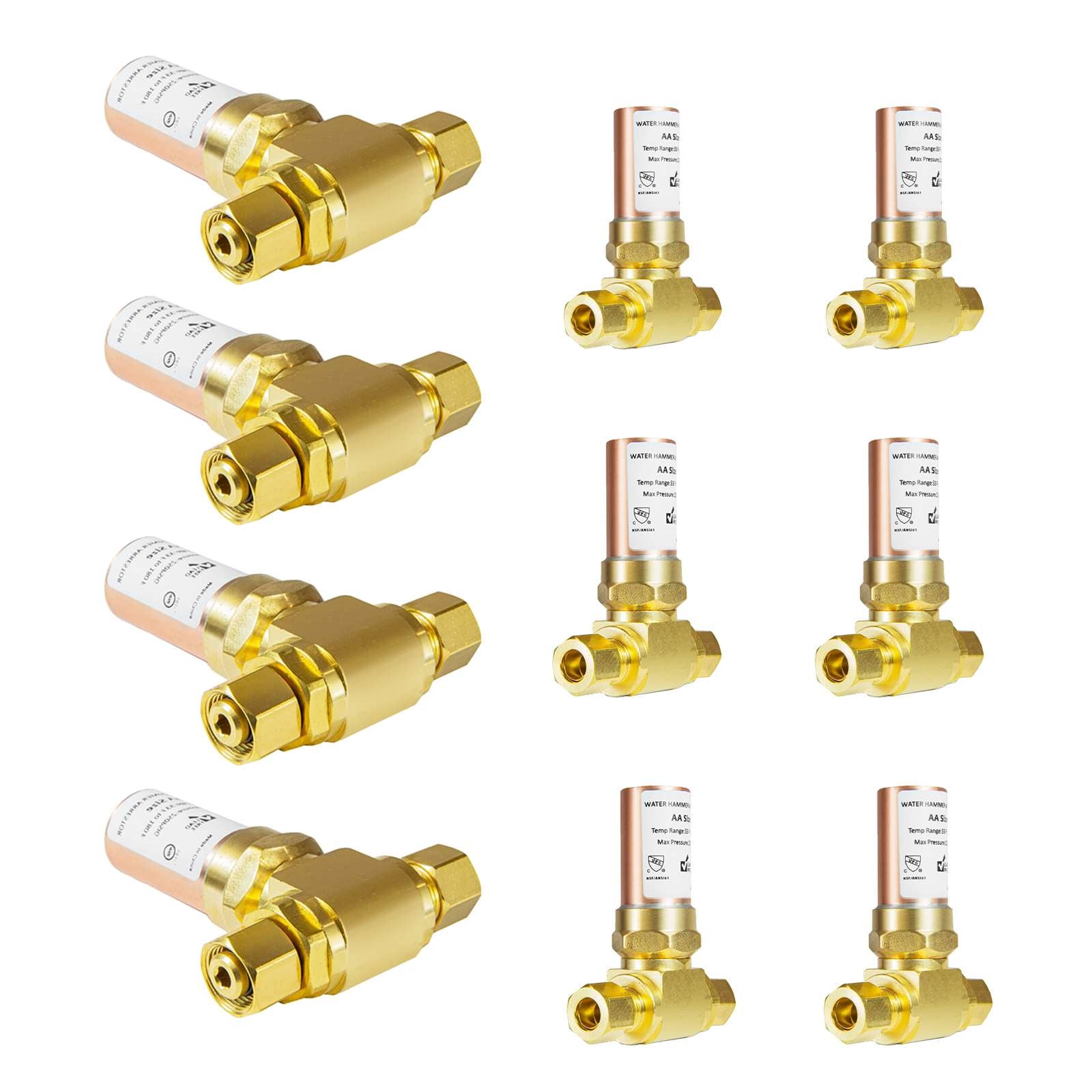 water copper hammer arrestor tee 21