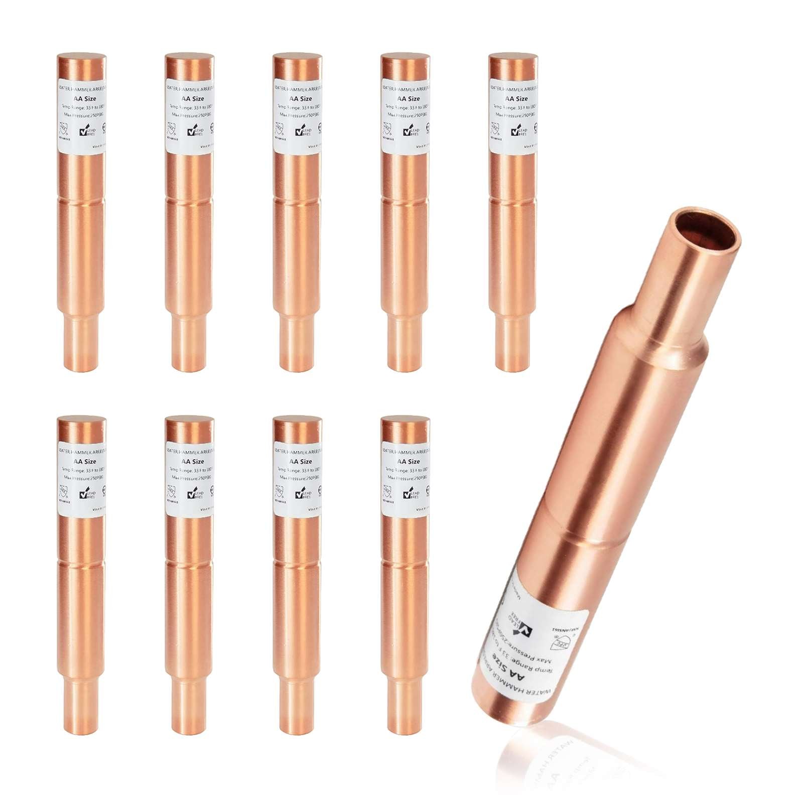 copper water hammer arrestor 31