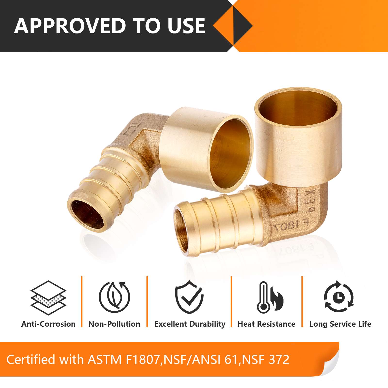 30 pcs pex-b crimp 1/2