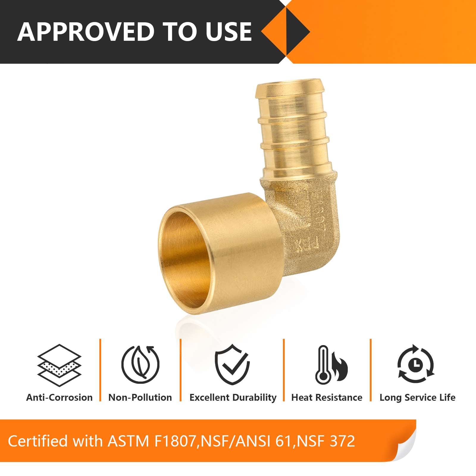 30 pcs pex-b crimp 3/4