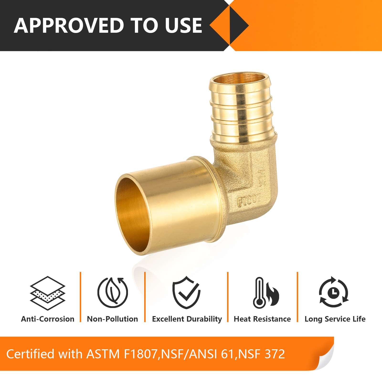 30 pcs pex-b crimp 1/2