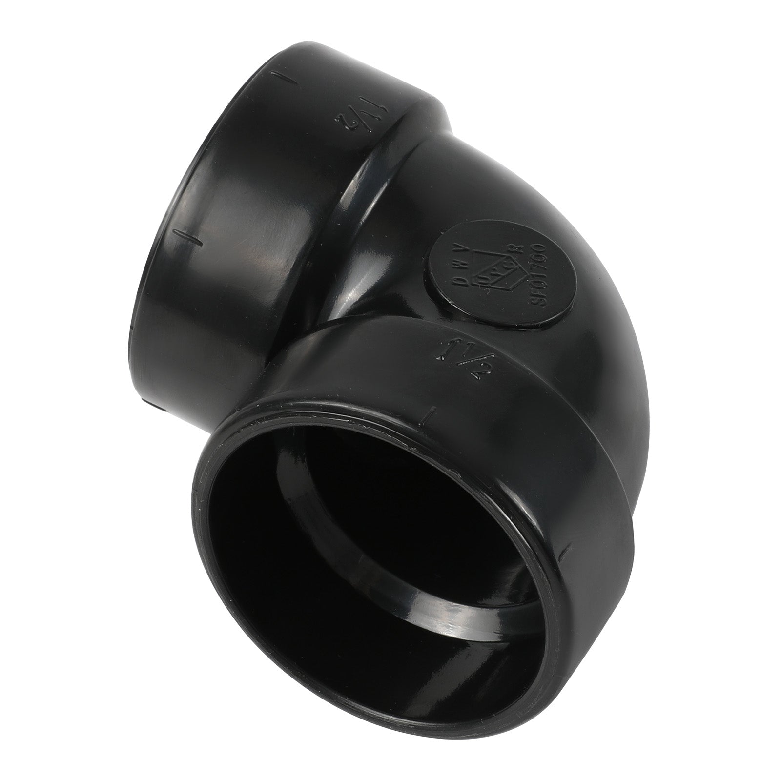 1-1/2 in. abs dwv 90° hub x hub vent elbow fittings