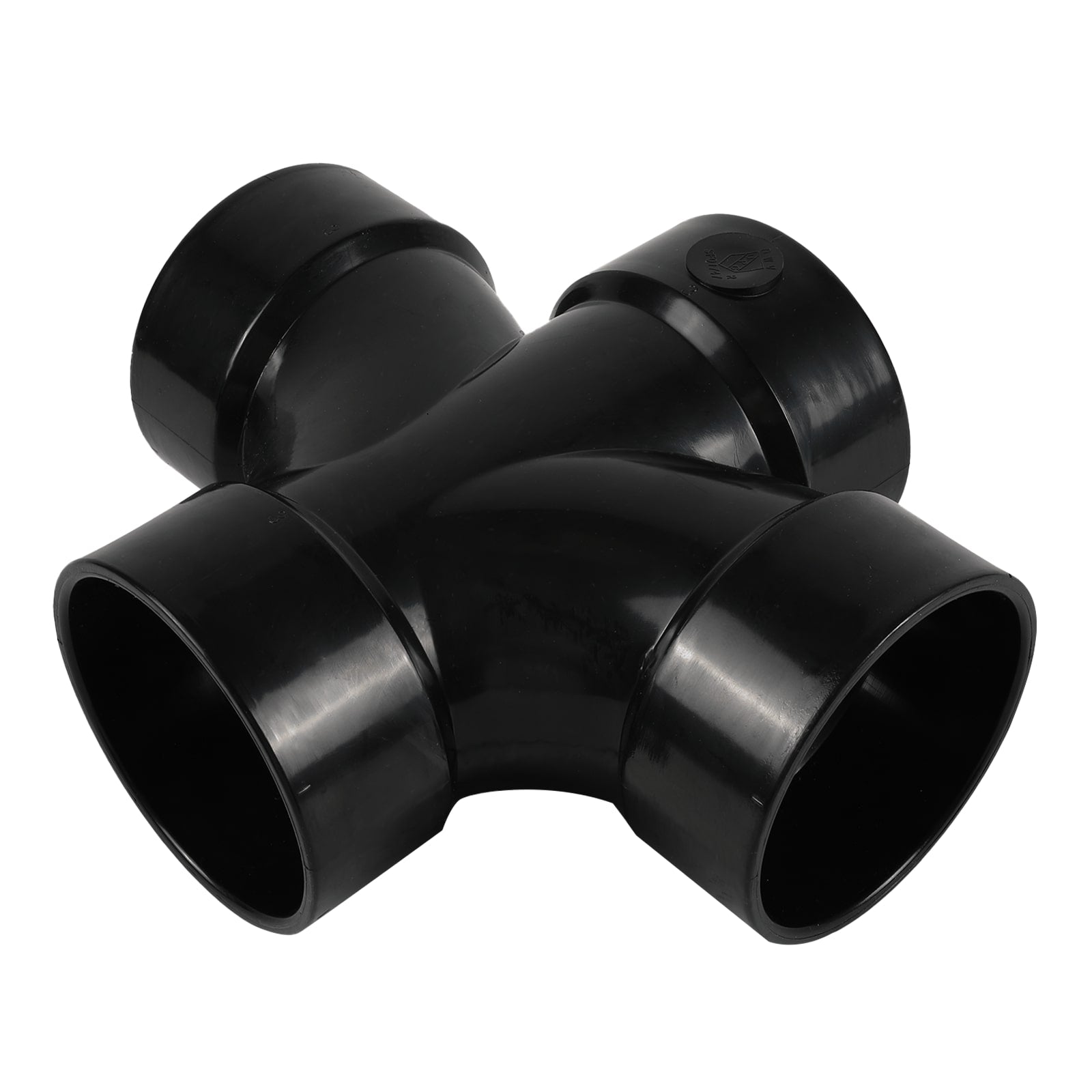 ABS DWV ALL HUB DOUBLE SANITARY TEE - Pick Size to Add