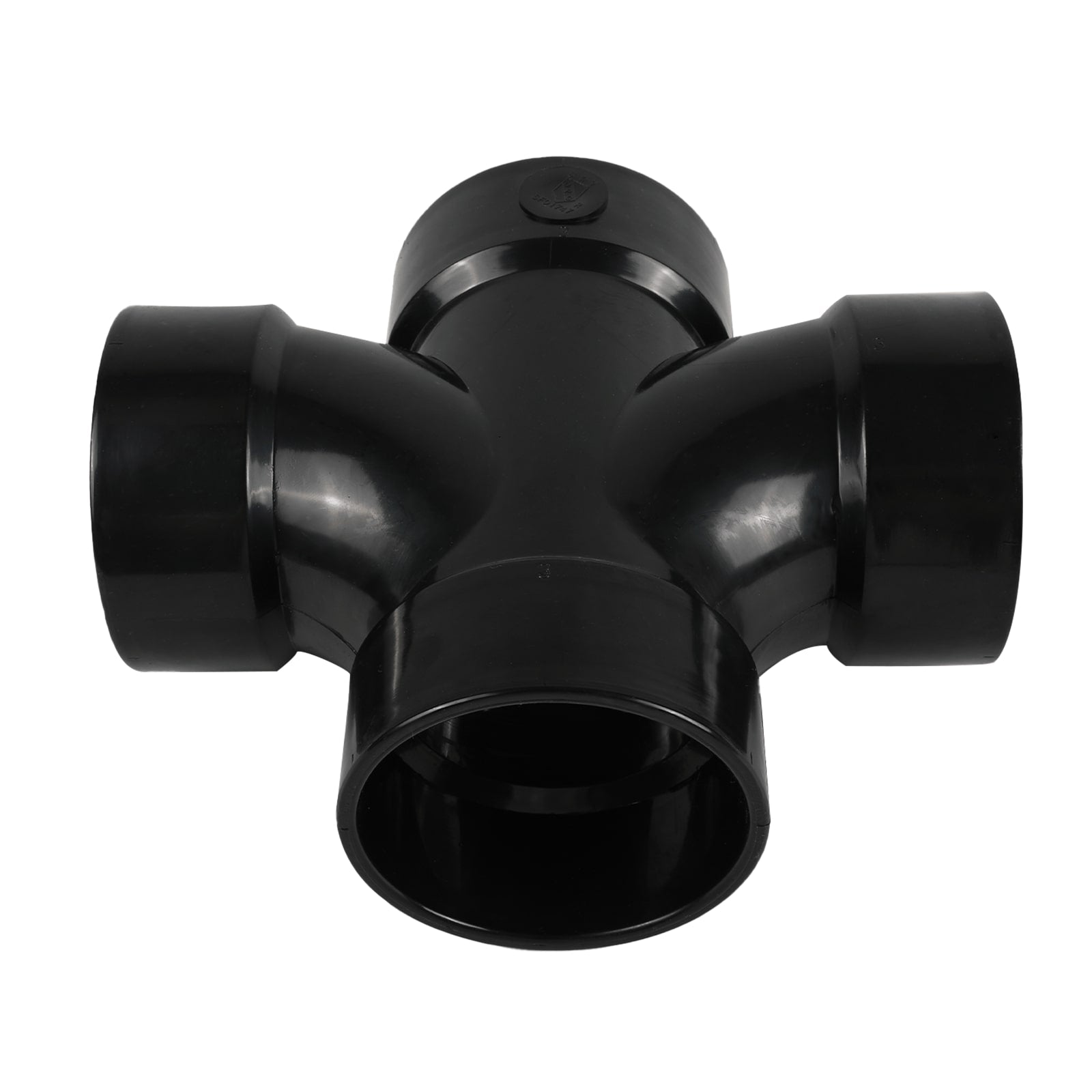 ABS DWV ALL HUB DOUBLE SANITARY TEE - Pick Size to Add