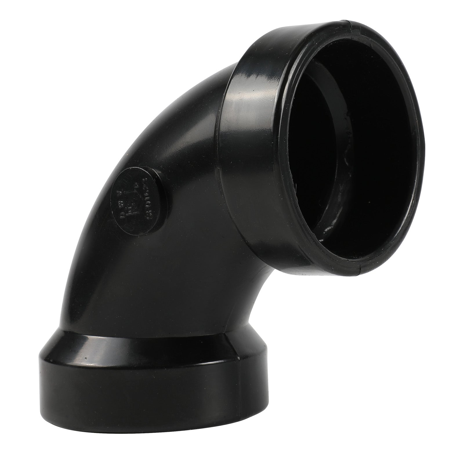 1-1/2 in. abs dwv 90-degree hub x hub elbow fittings (1/4 bend)