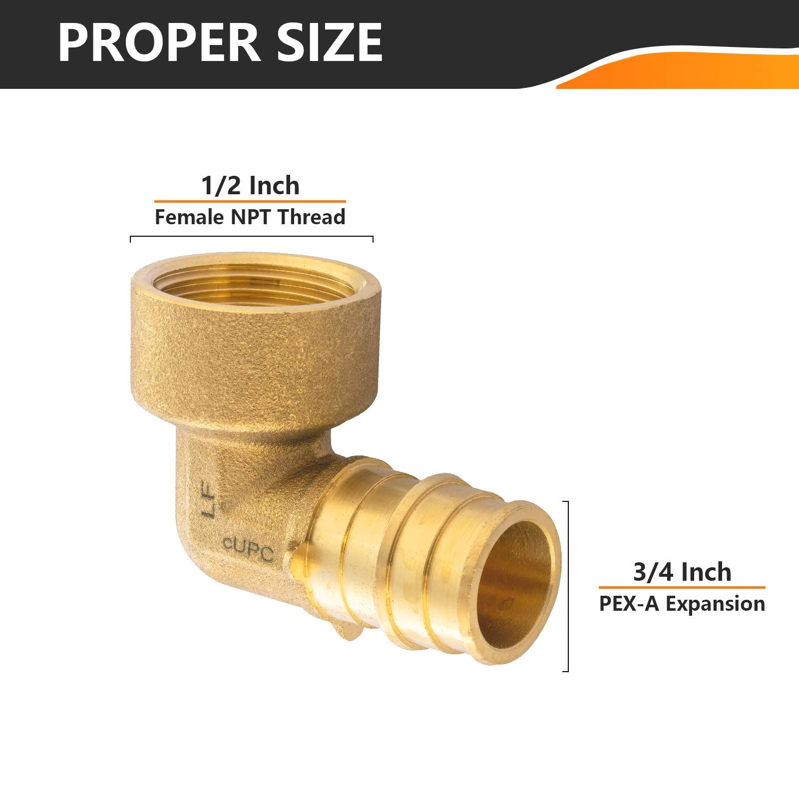 30 pcs pex a expansion 3/4