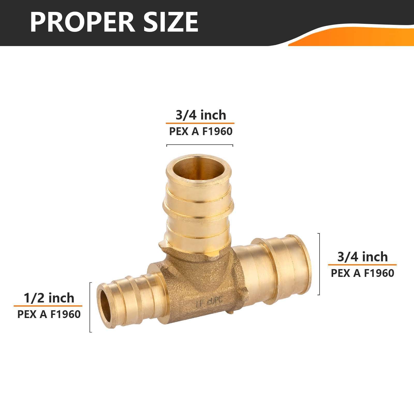 30 pcs pex a expansion 3/4