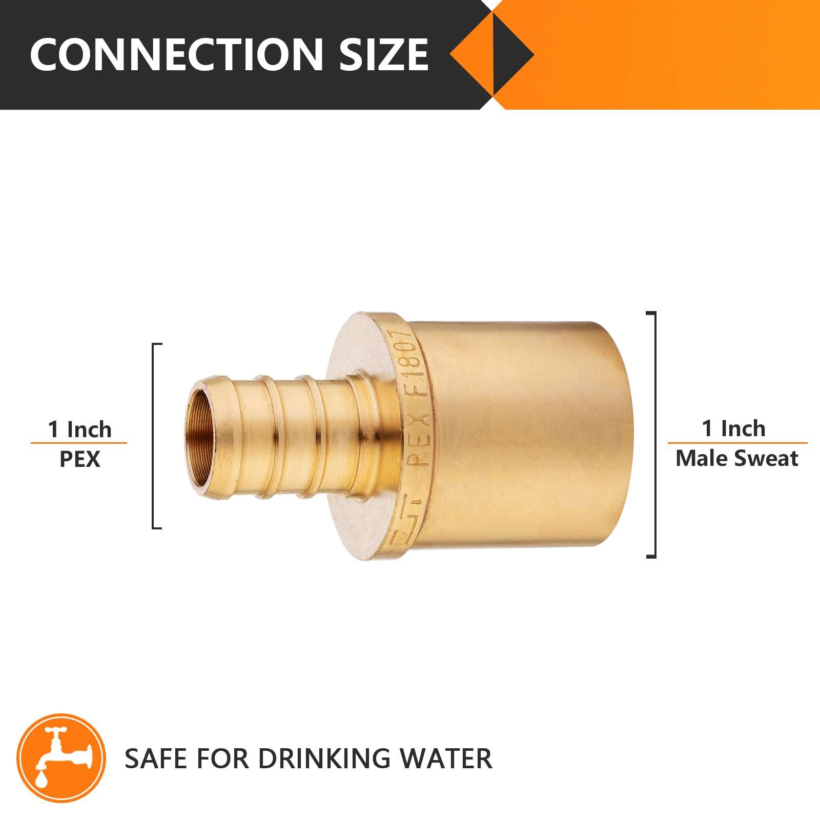 30 pcs pex-b crimp 1