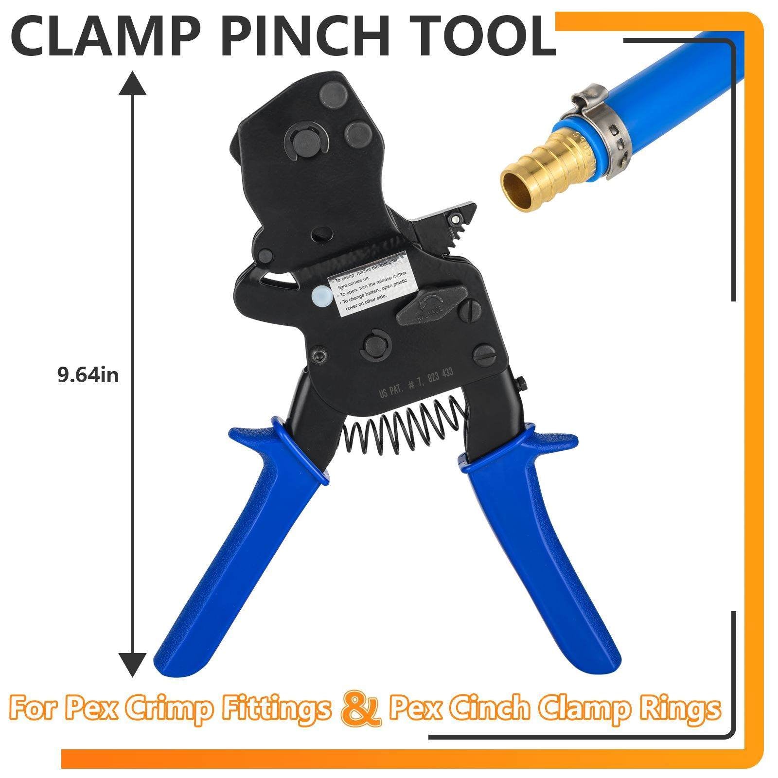 efield pex ratchet, pex clamp pinch tool 3