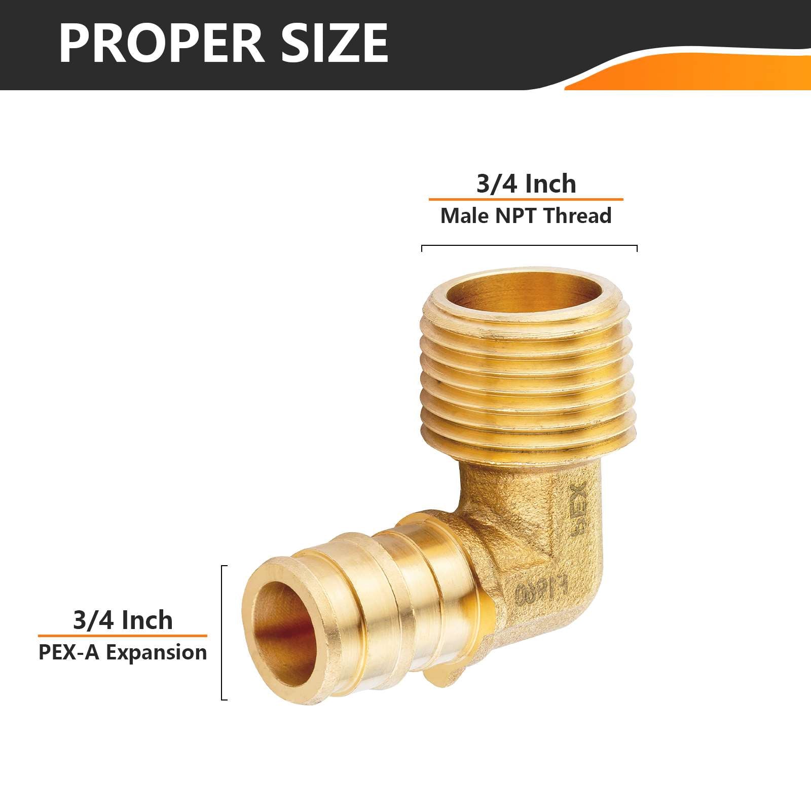 30 pcs pex a expansion 3/4