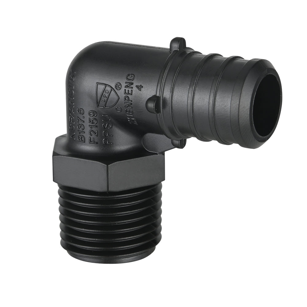 pex b crimp x male ppsu elbow 2