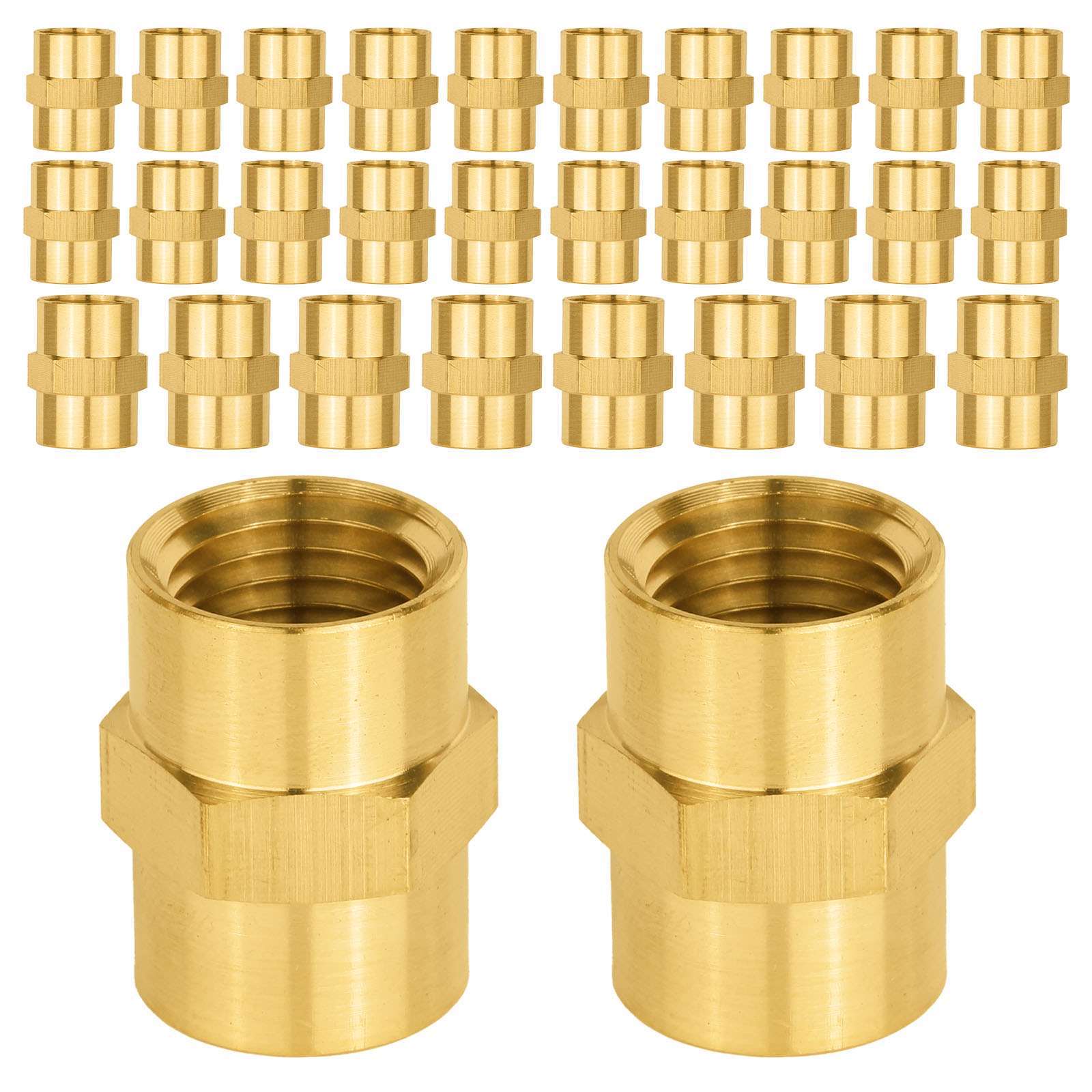 female npt brass hex connector 11