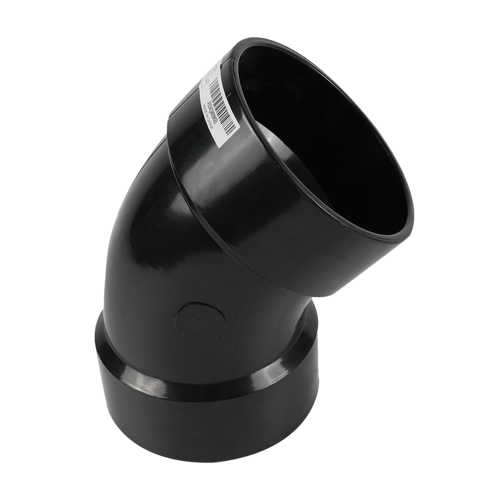 1-1/2 in. abs dwv hub x hub elbow fittings (1/8 bend)