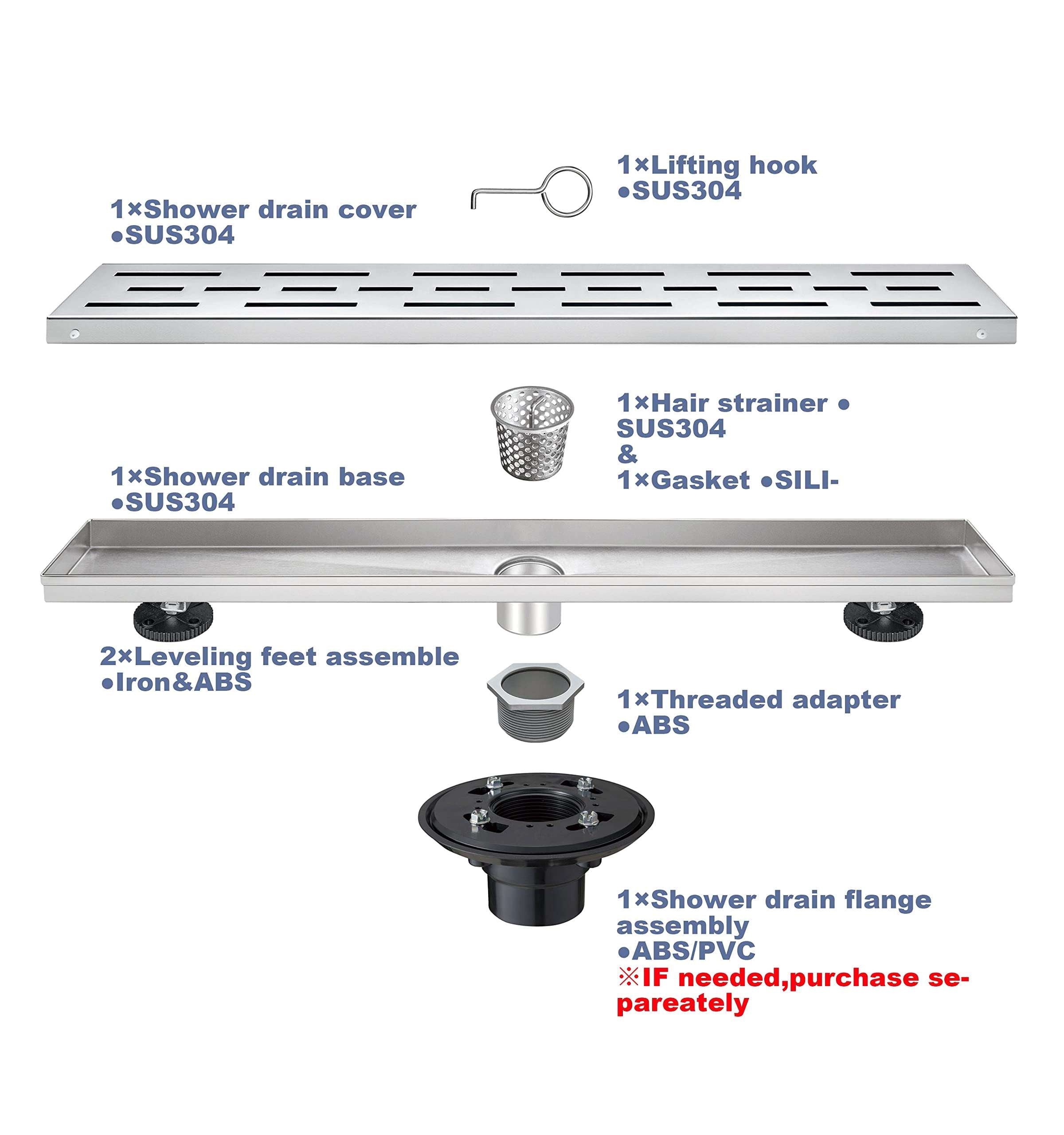 linear shower drain 32