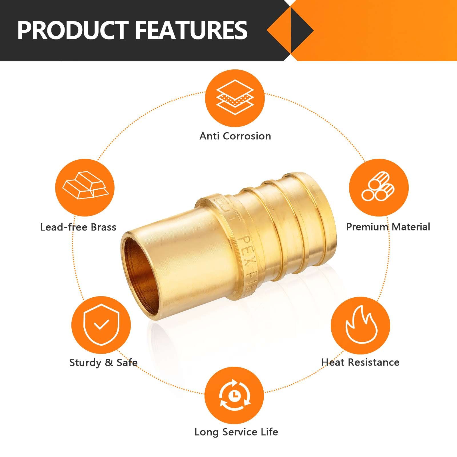 30 pcs pex-b crimp 1