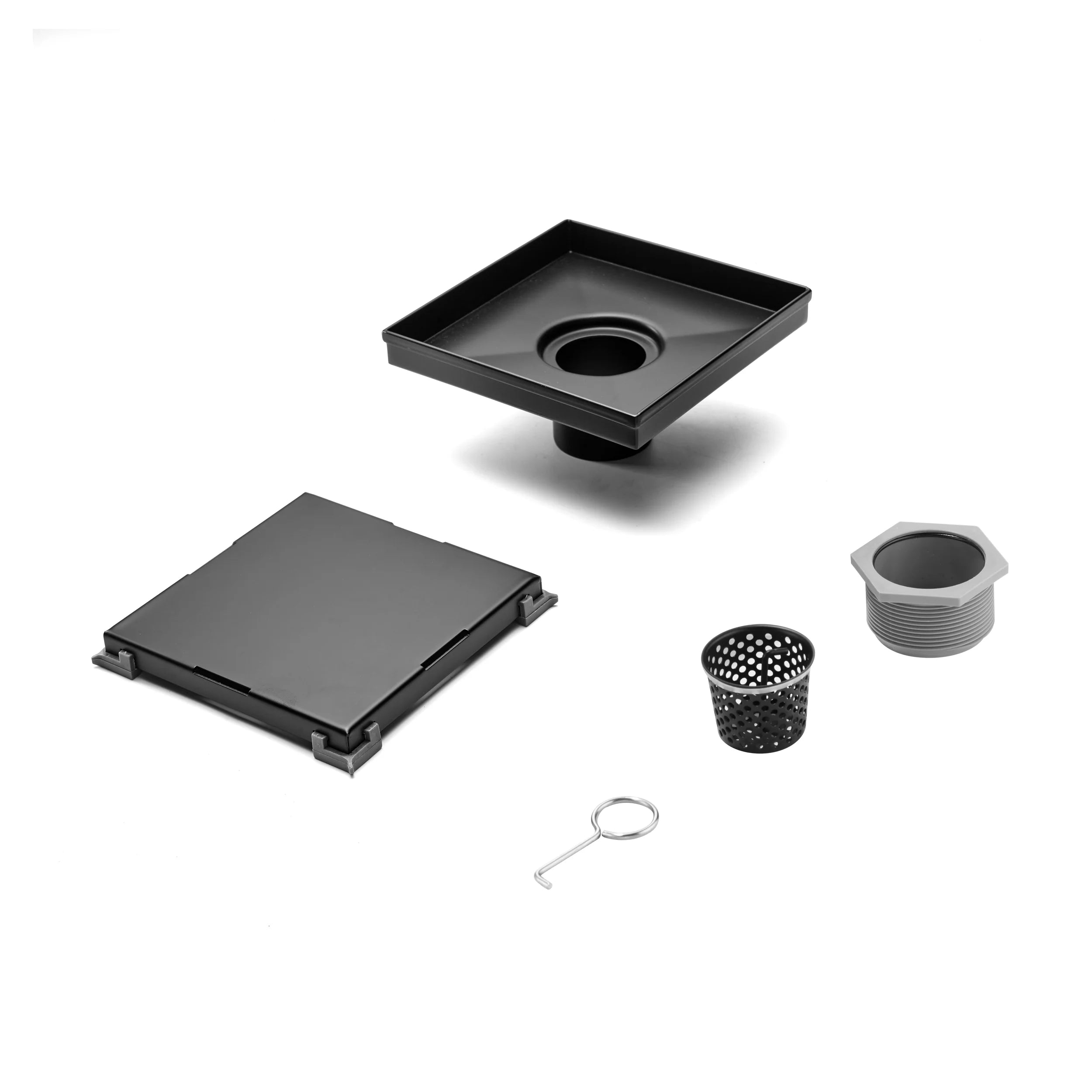 square shower drain with flat cover stainless steel shower floor drain with 2 in 1 flat tile insert cover floor shower drain with hair strainer 14