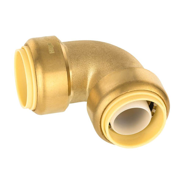 EFIELD 1/2" PEX Crimp Brass Fittings – 12pc Kit: Elbows, Couplings, Tees (Lead Free)