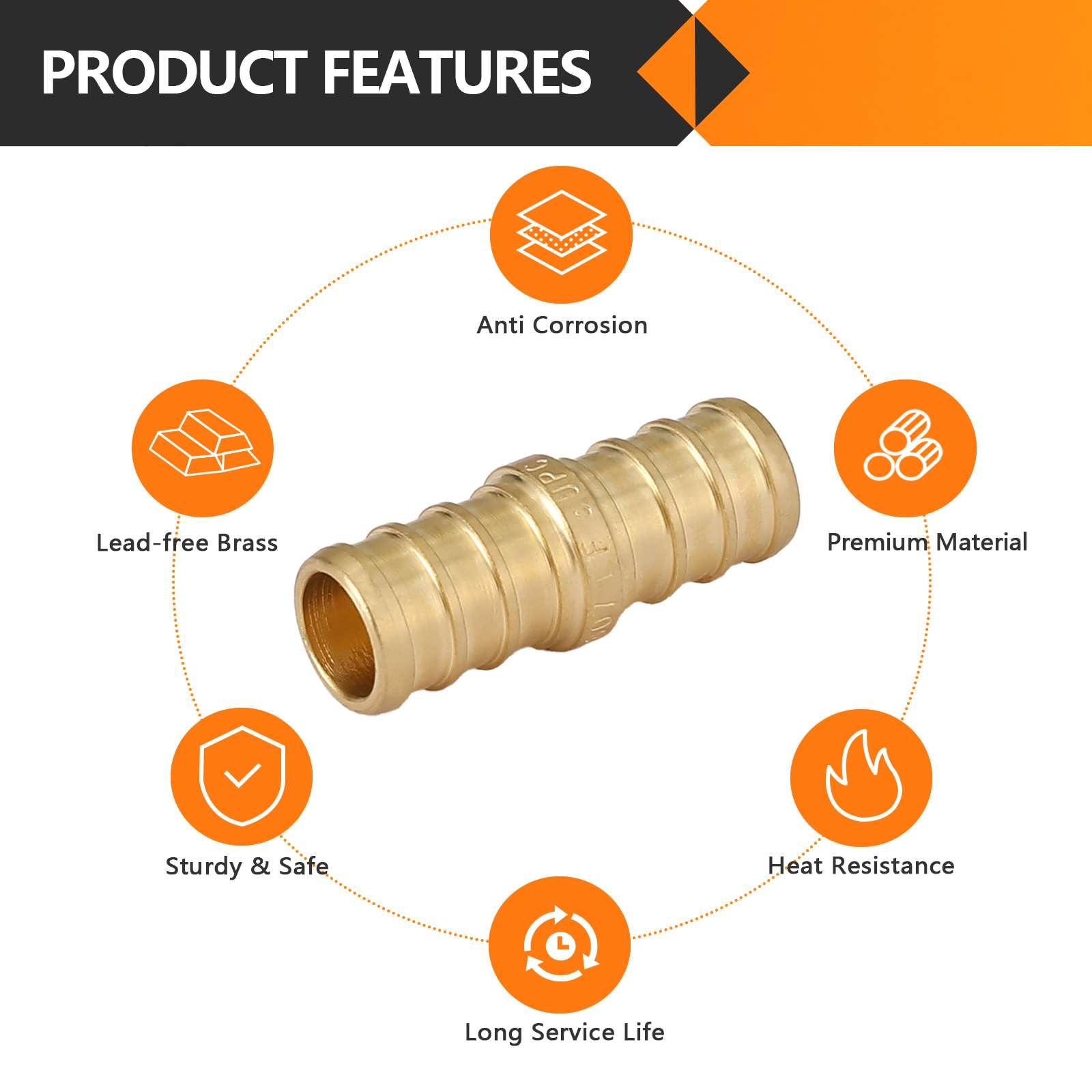 30 pcs pex-b crimp 3/4