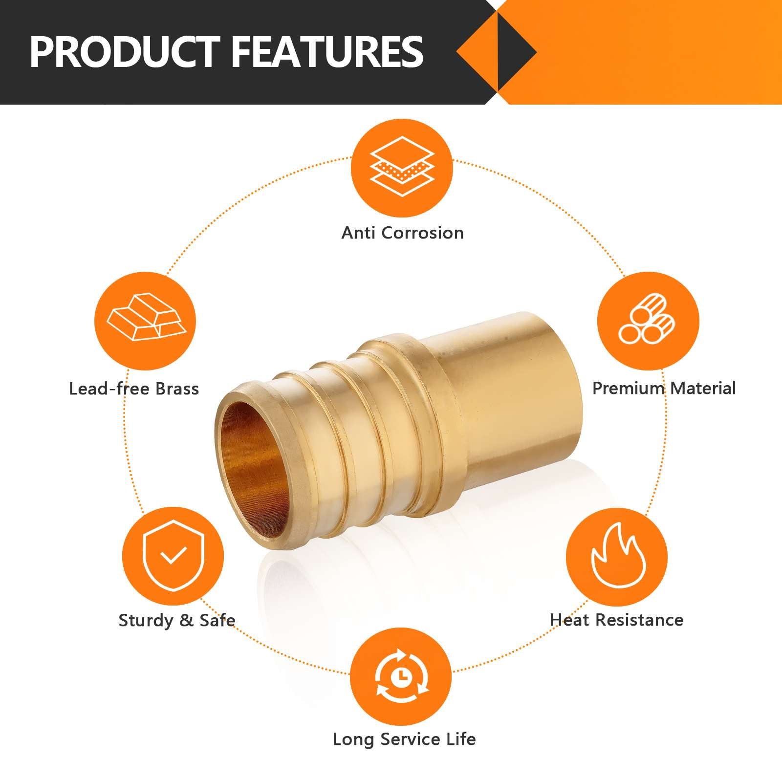 30 pcs pex-b crimp 3/4