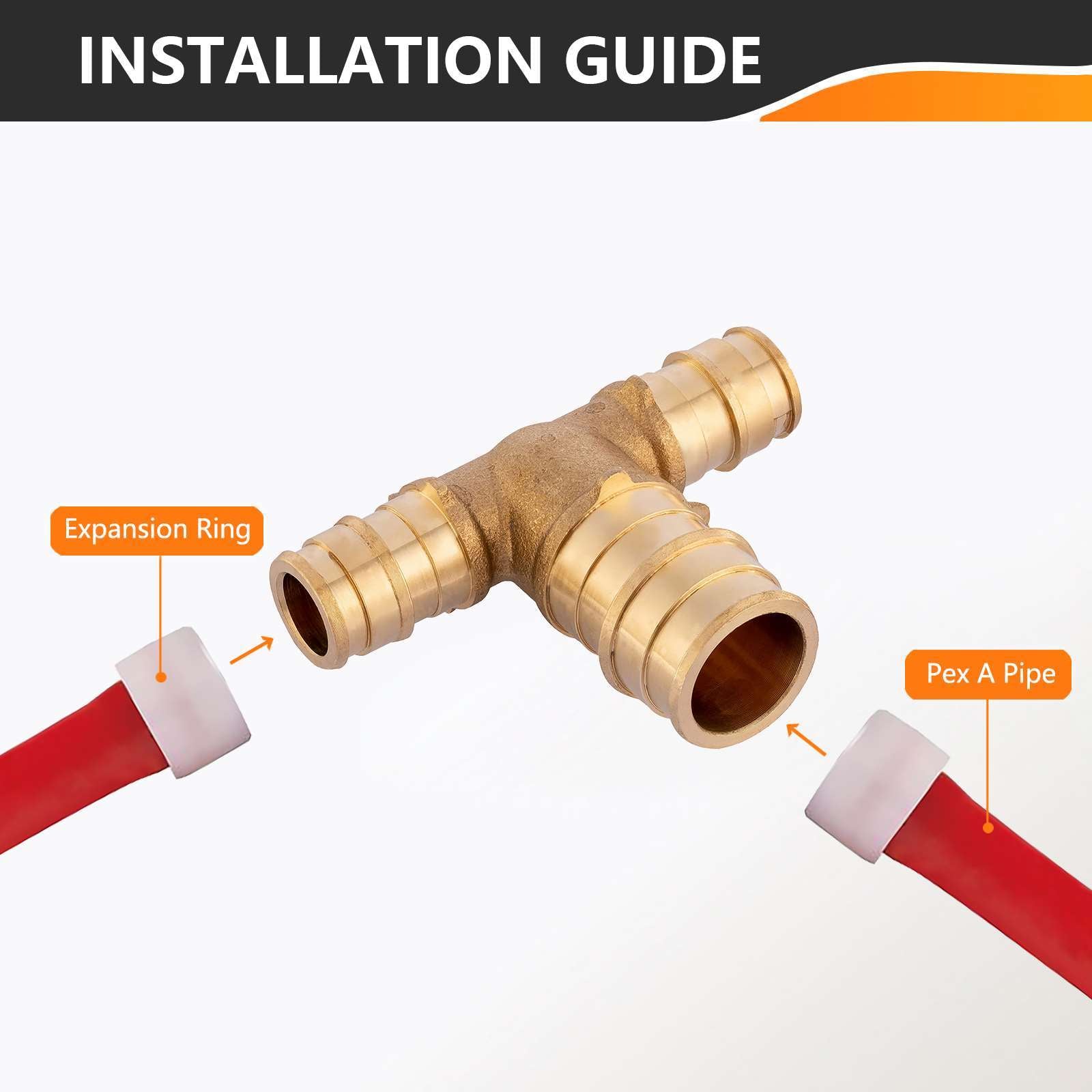 30 pcs pex a expansion 1/2