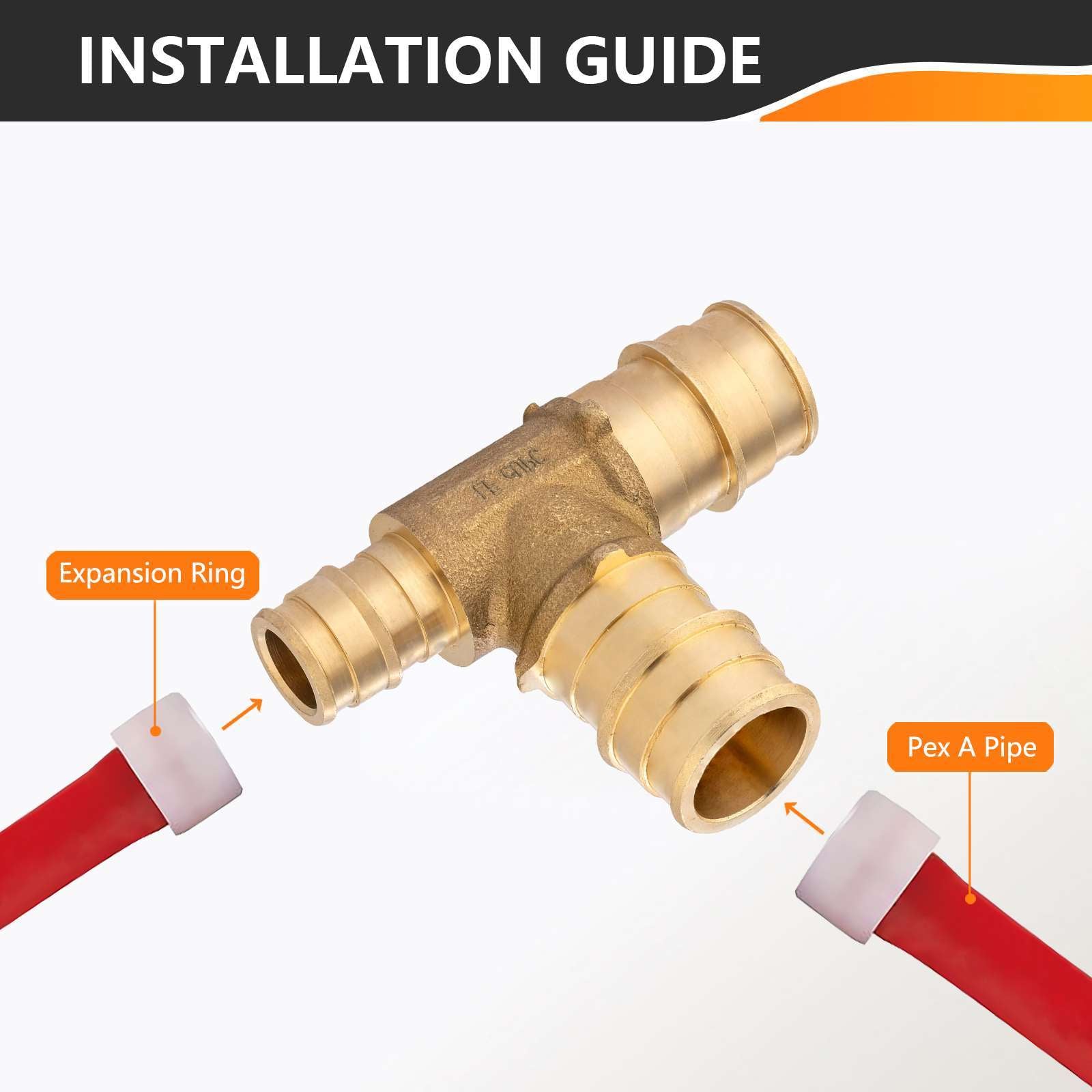 30 pcs pex a expansion 3/4