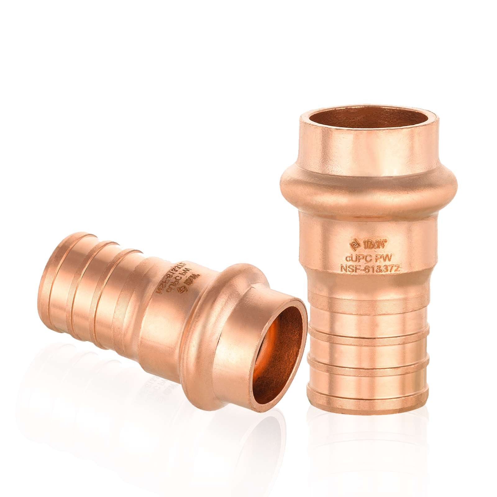 press copper x pex crimp reducing adapter lead free 9