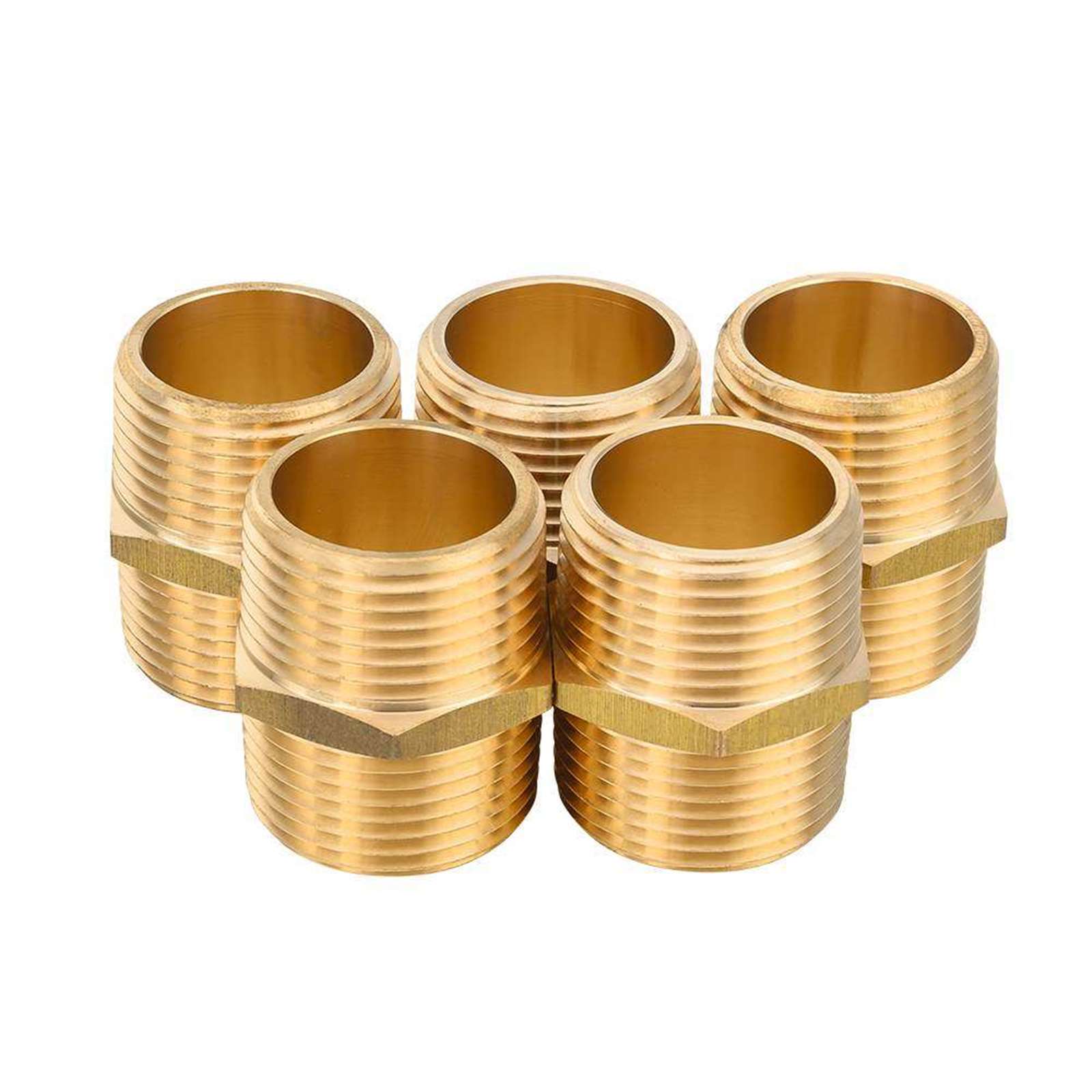 male npt brass hex connector 13