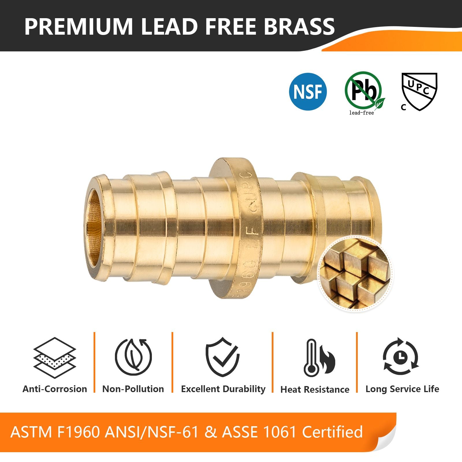 pex a expansion x expansion reducing coupling lead free 8