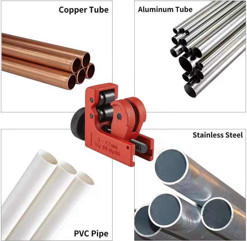 heavy duty canvas bag 3 pcs tubing cutters kit with 3/16 to 1-1/4