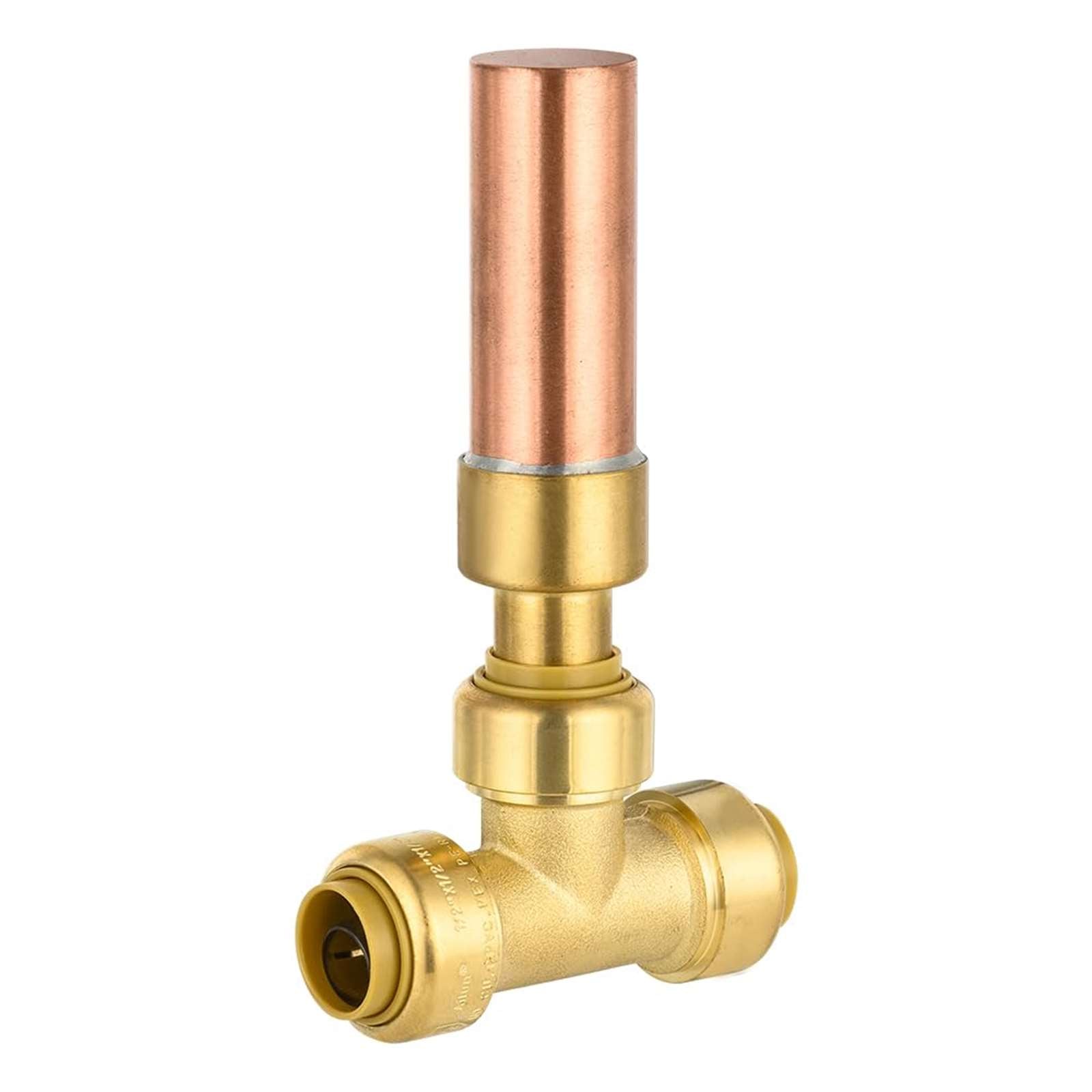 water copper hammer arrestor tee 22