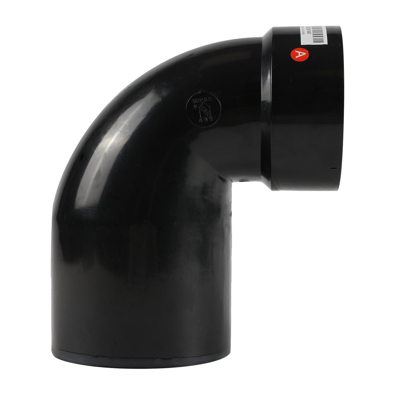 4 in. x 3 in. abs dwv spigot x hub closet reducing bend