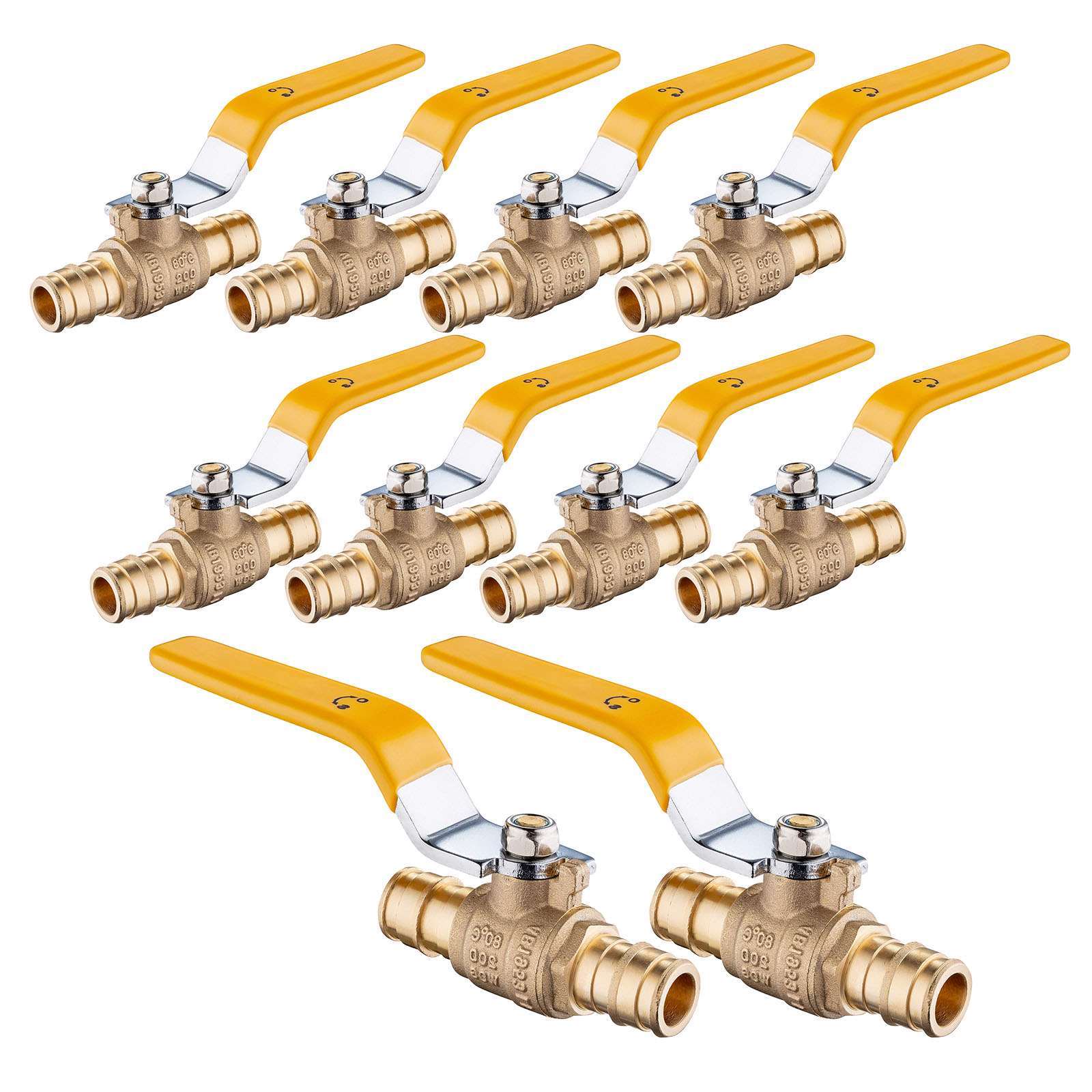 pex expansion ball valve lead free 9