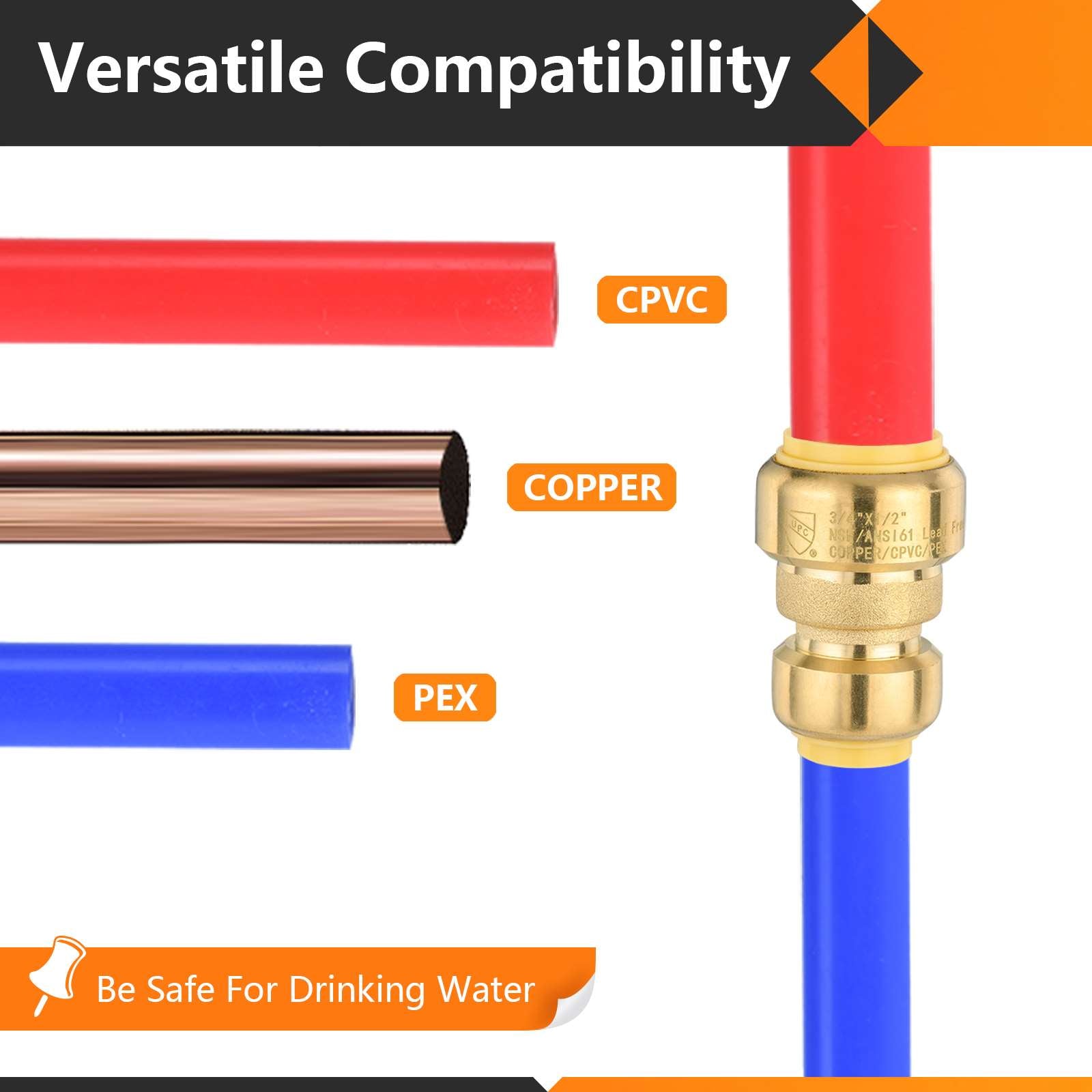 push fit reducing coupling 6