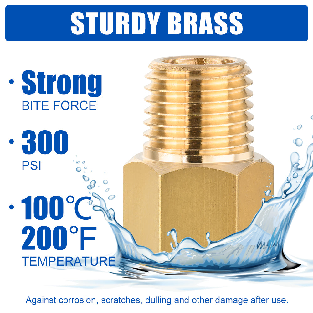 mnpt x fnpt brass connector 4