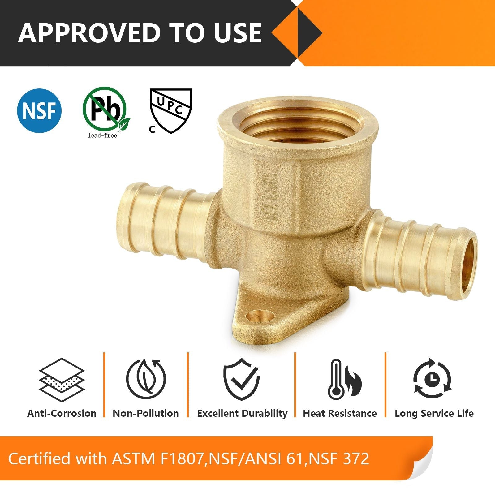 30 pcs pex-b crimp 1/2