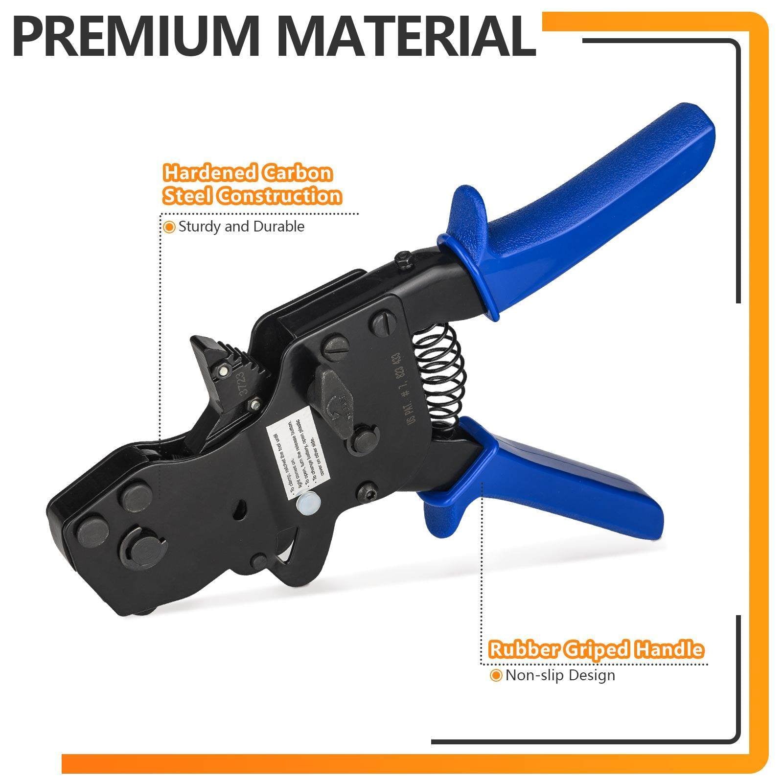 efield pex ratchet w/holster, pex clamp pinch tool 7