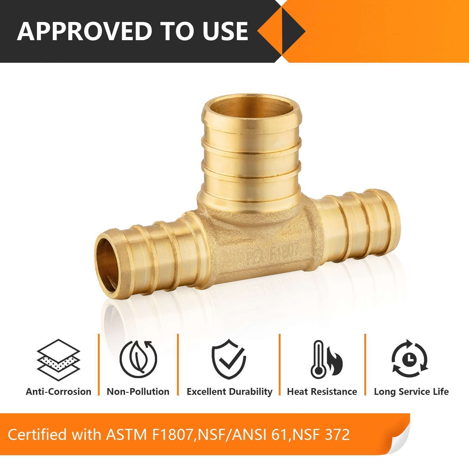 30 pcs pex-b crimp 1/2