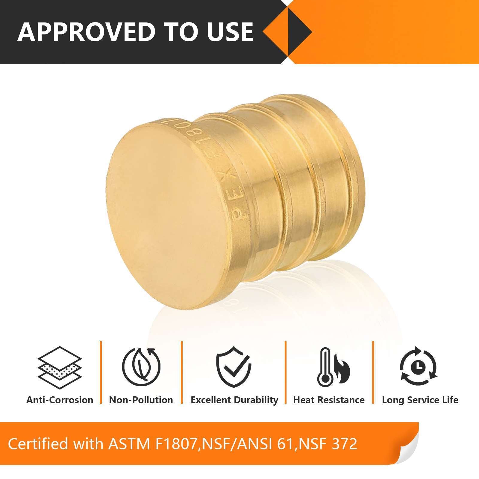 30 pcs pex-b crimp 1/2