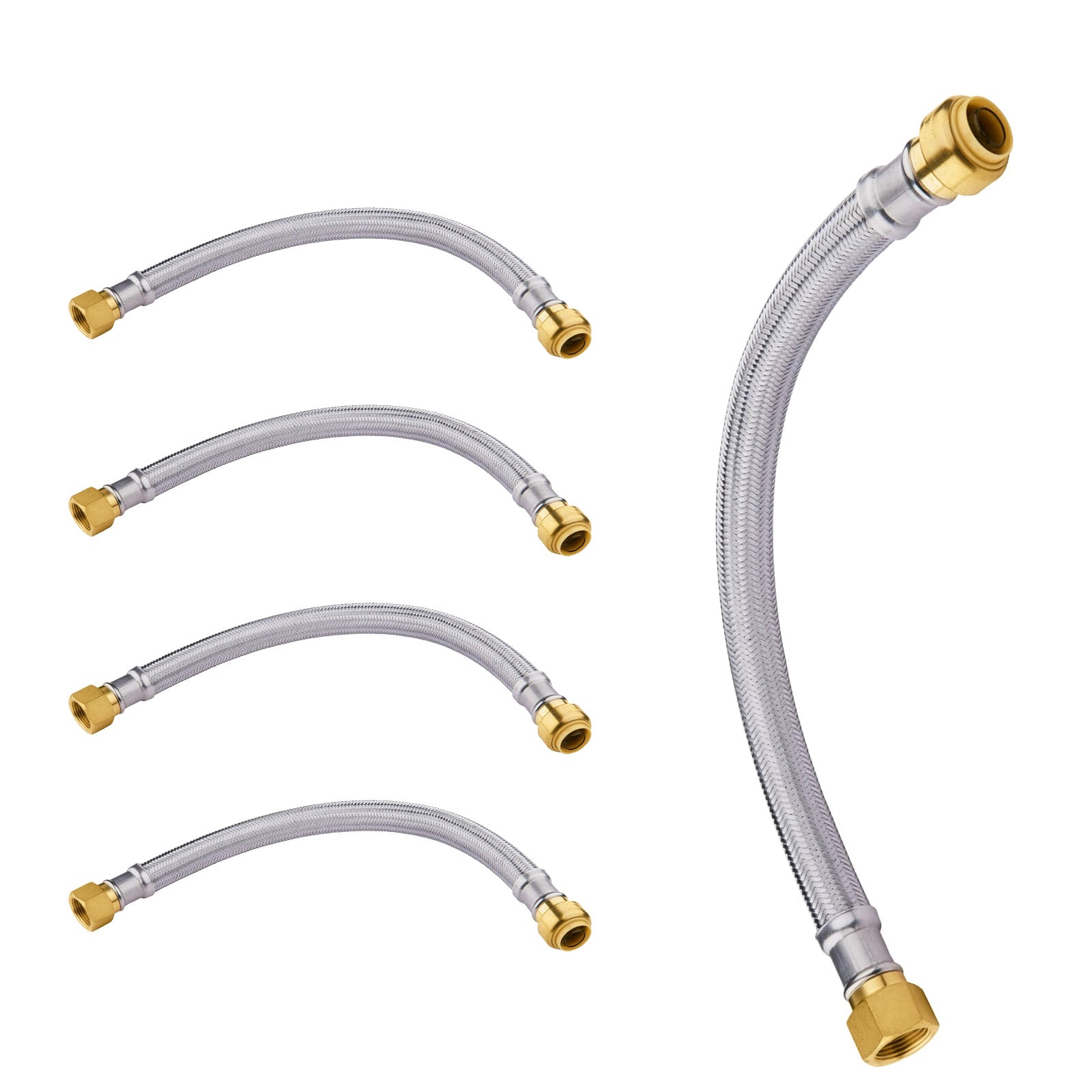 3 4 push fit x 3 4 fip flexible water heater connector hose 13