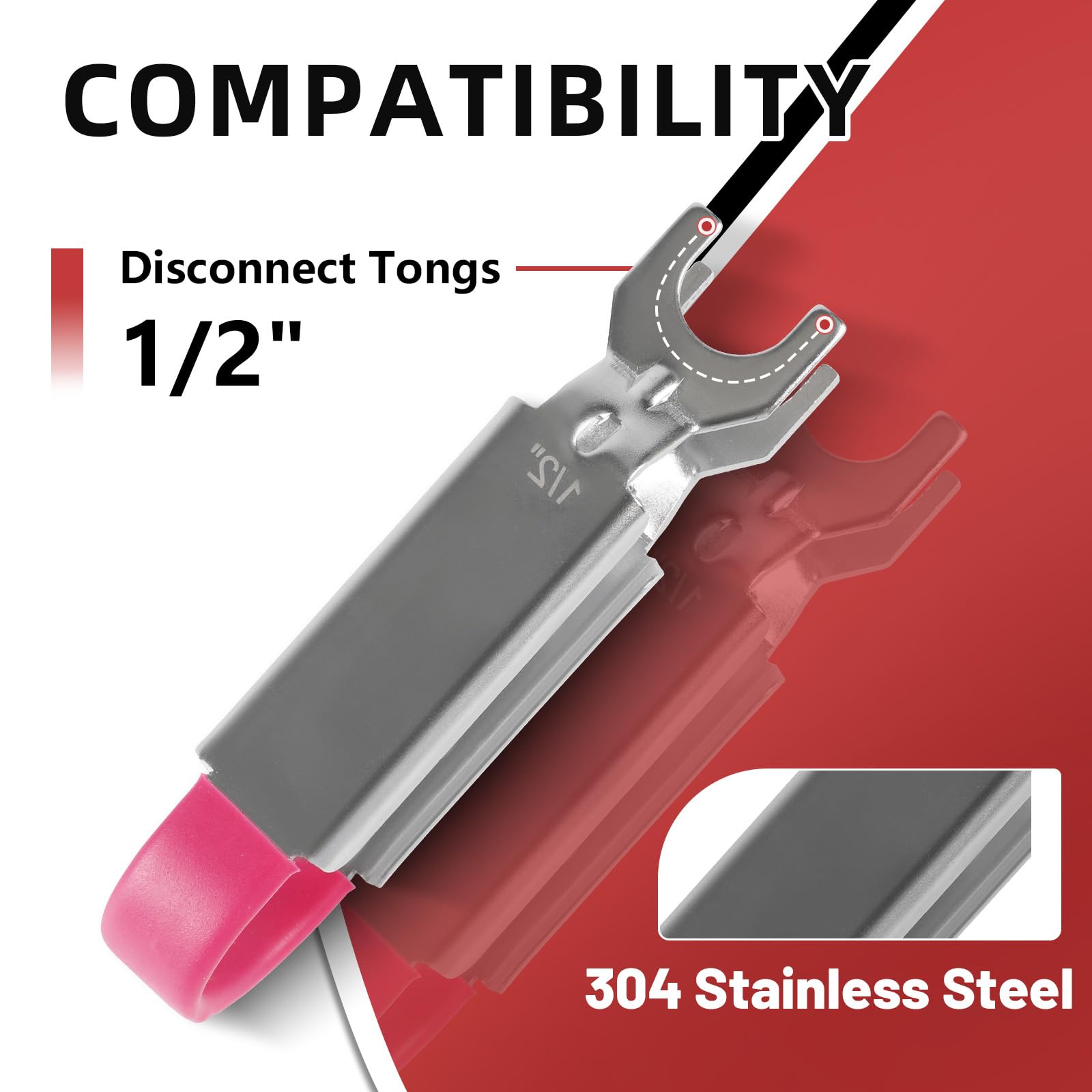 1/2 in. push fitting disconnect tong 4