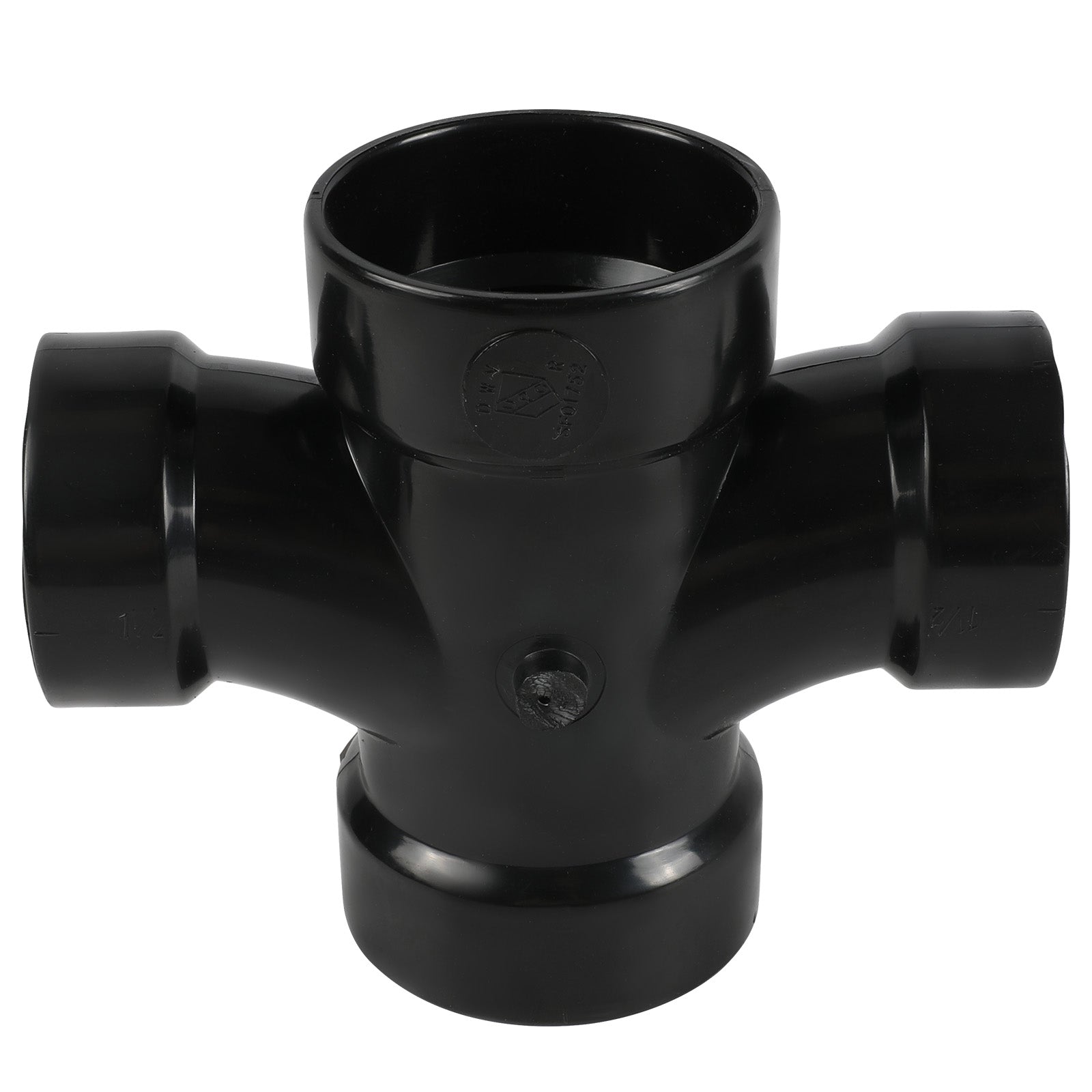 ABS DWV DOUBLE SANITARY REDUCING TEE - Pick Size to Add