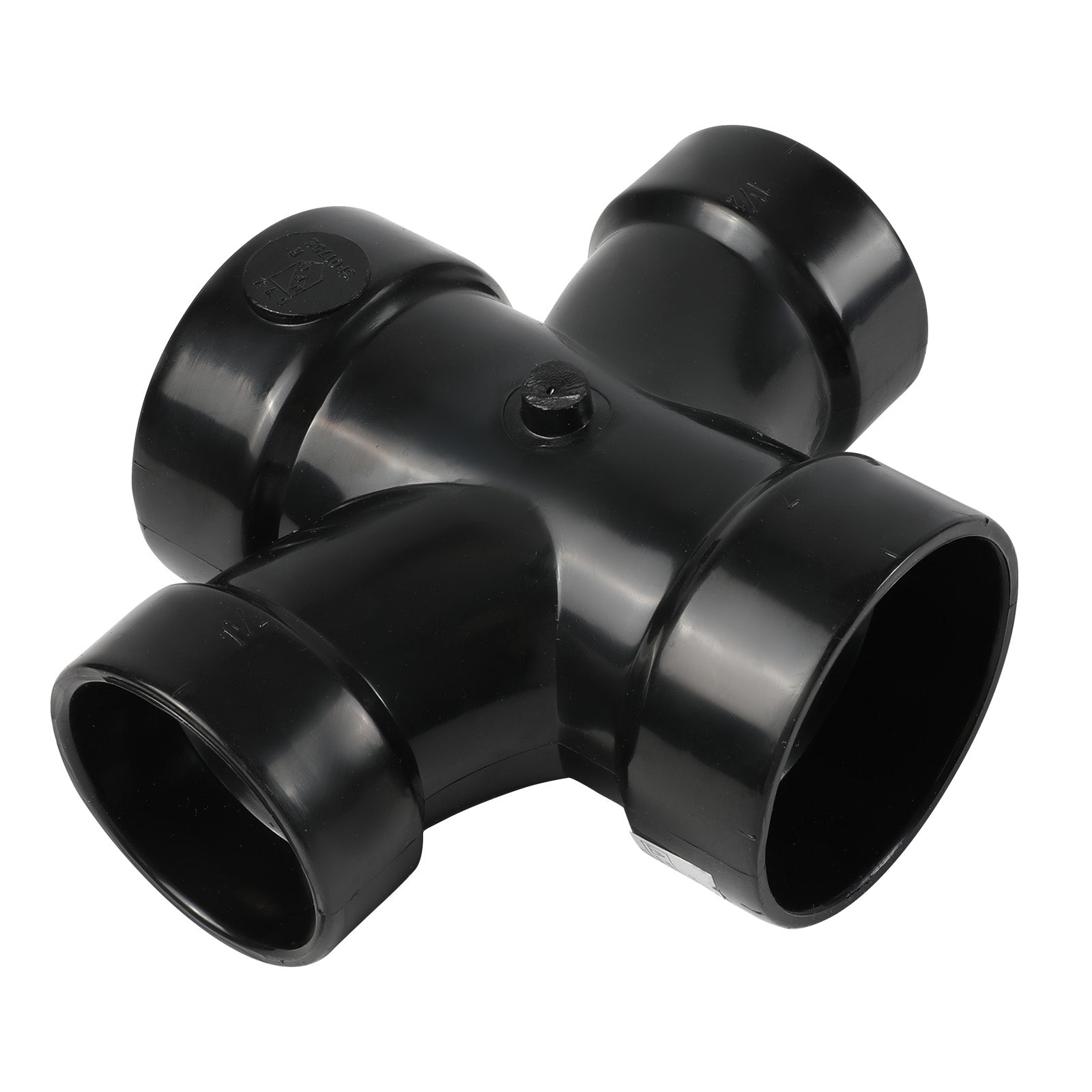 ABS DWV DOUBLE SANITARY REDUCING TEE - Pick Size to Add