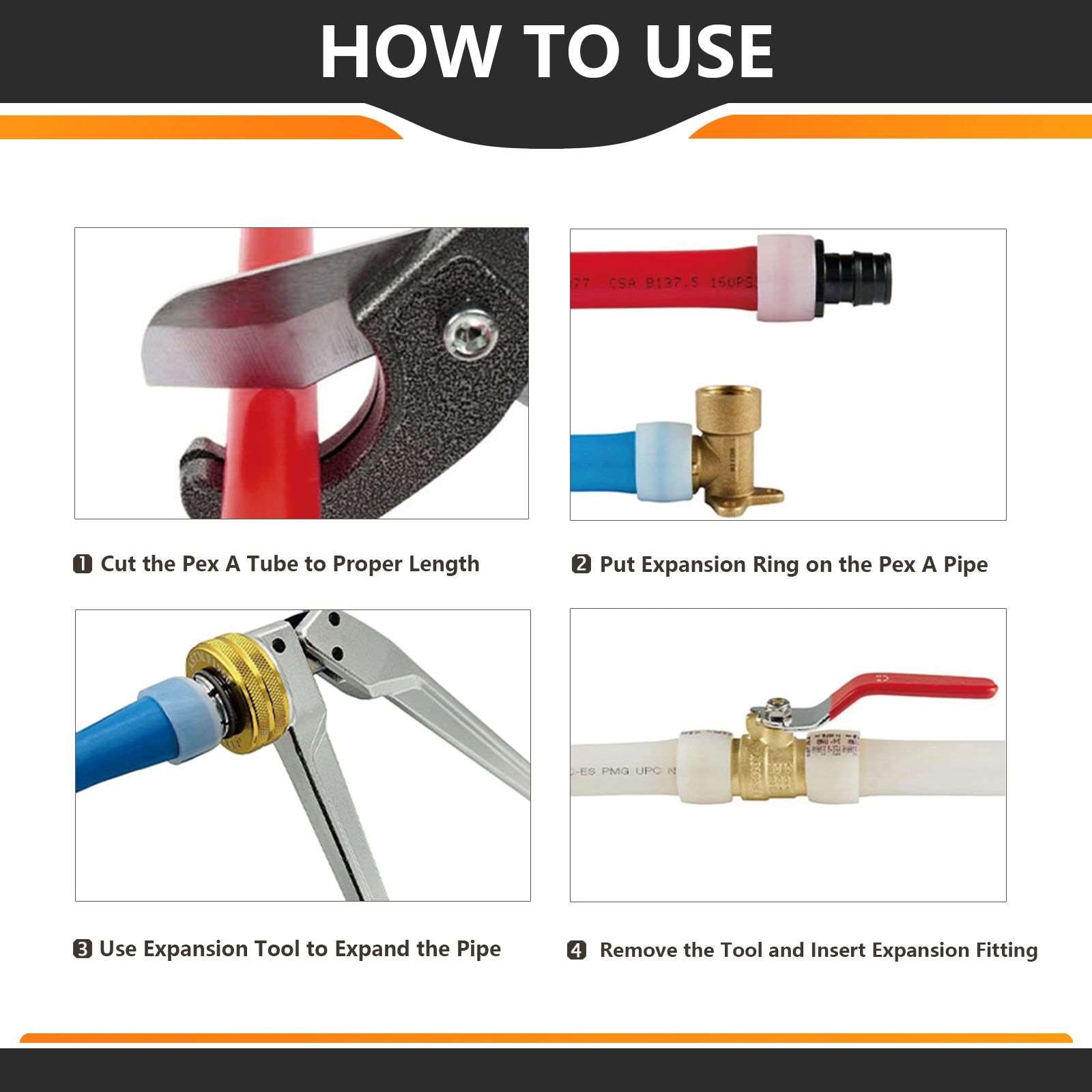 pex expansion ring 3/4