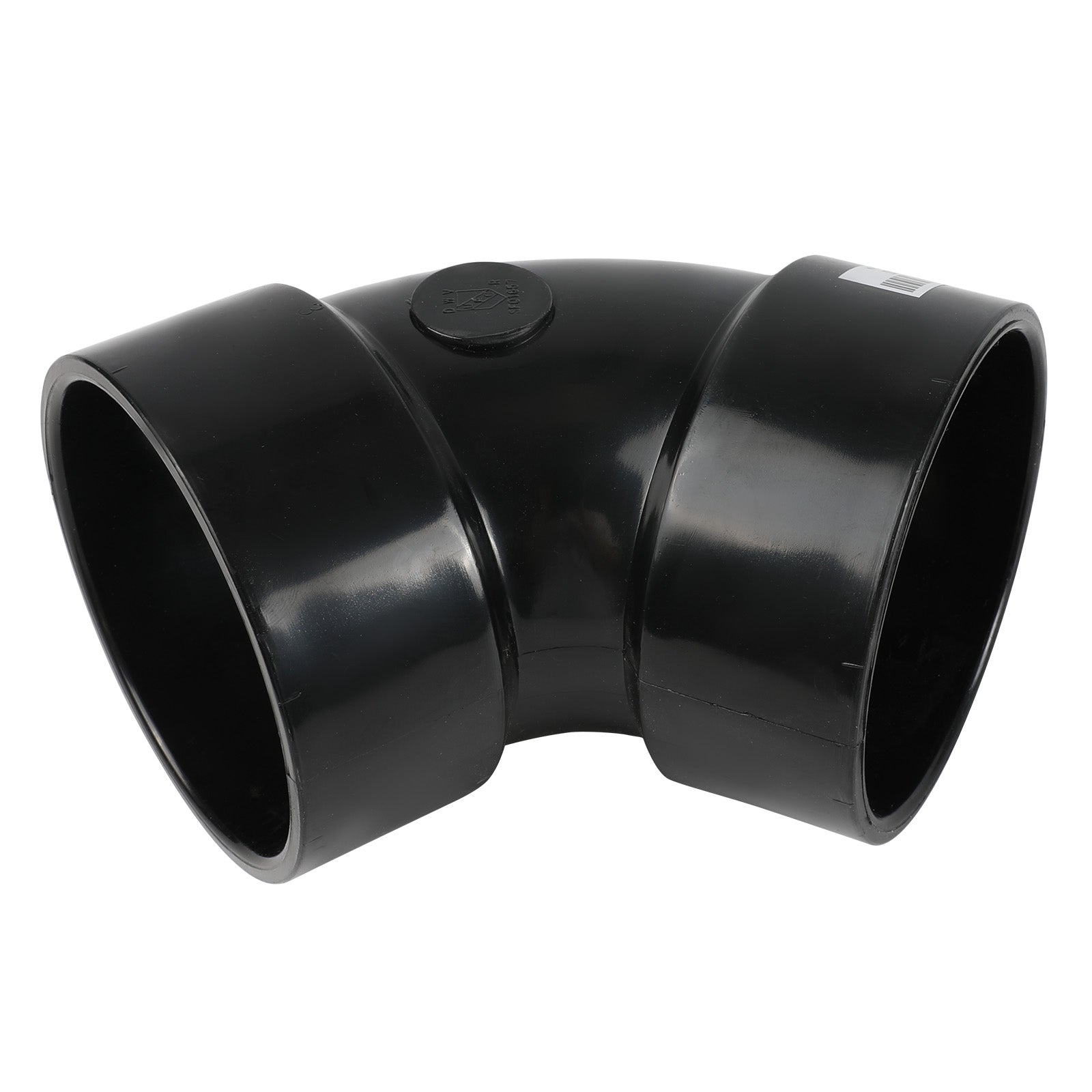 1-1/2 in. abs dwv hub x hub elbow fitting (1/6 bend)