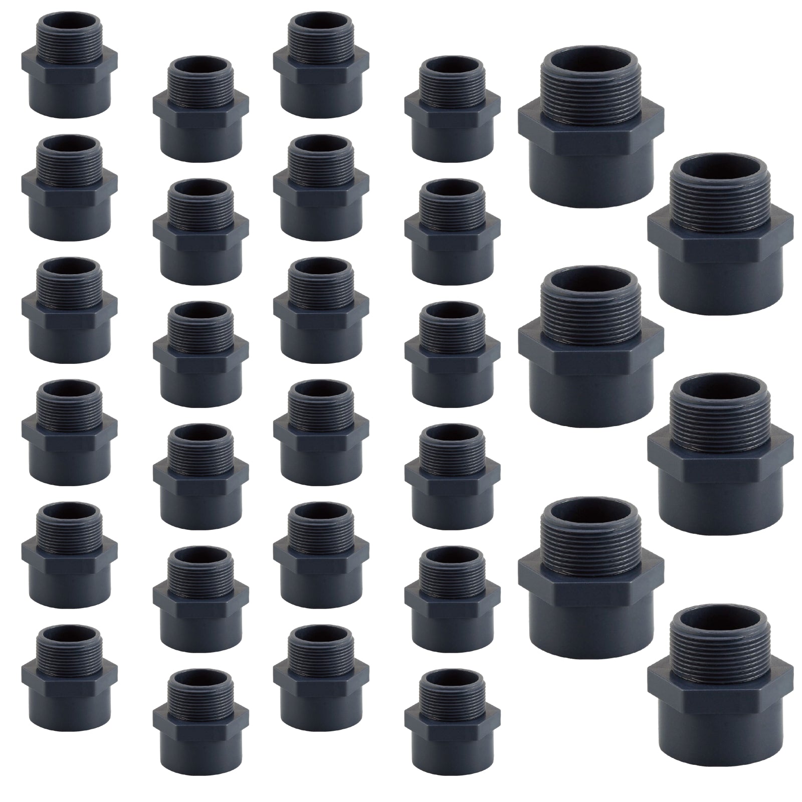 CPVC Schedule 80 Male Adapter (MIPT x Socket) - Pick Size to Add