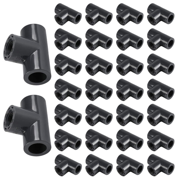 30-Pack 1/2" PVC SCH 80 Female Thread (SOC x SOC x FIPT) – Plumbingsell