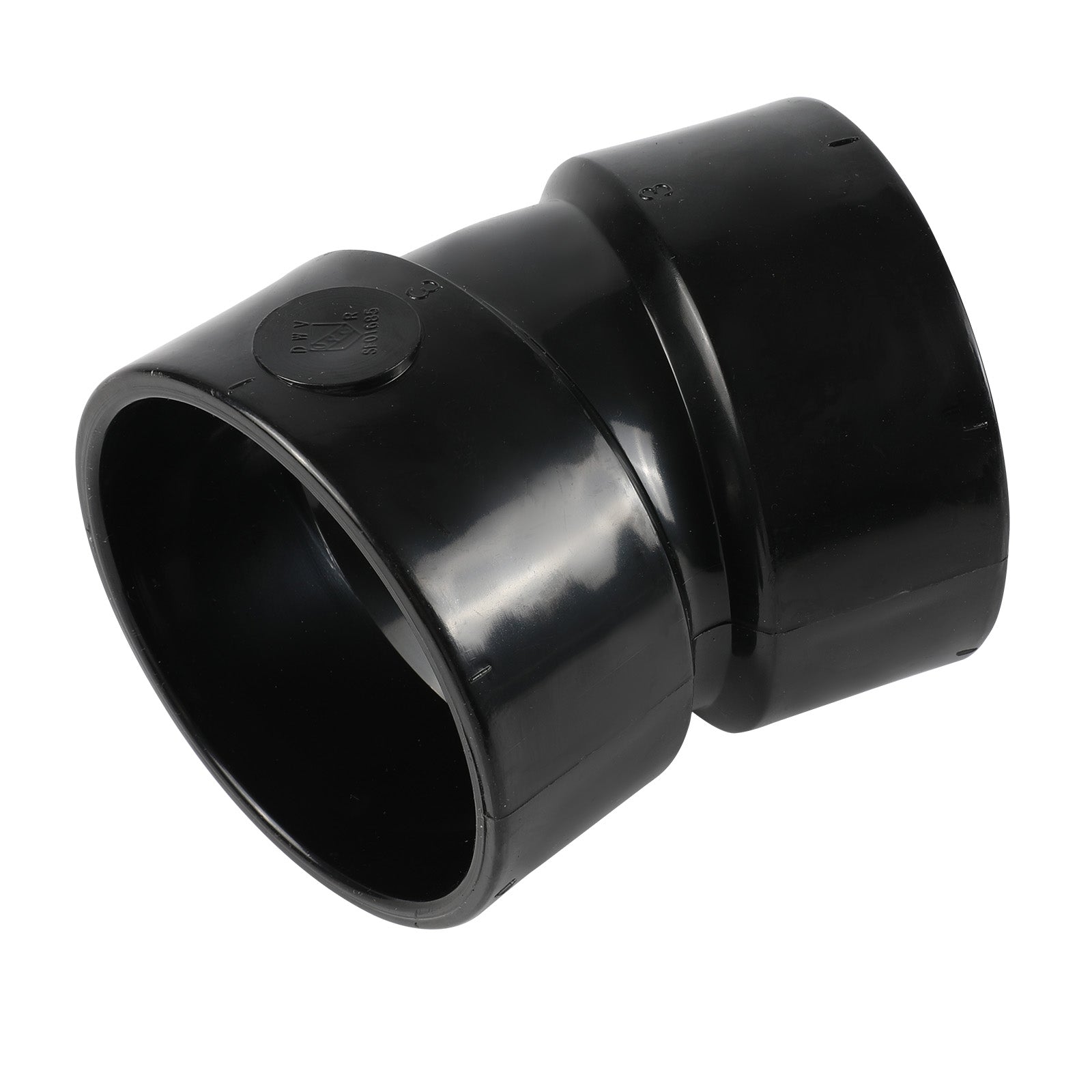 1-1/2 in. abs dwv 22.5° hub x hub elbow fitting (1/16 bend)
