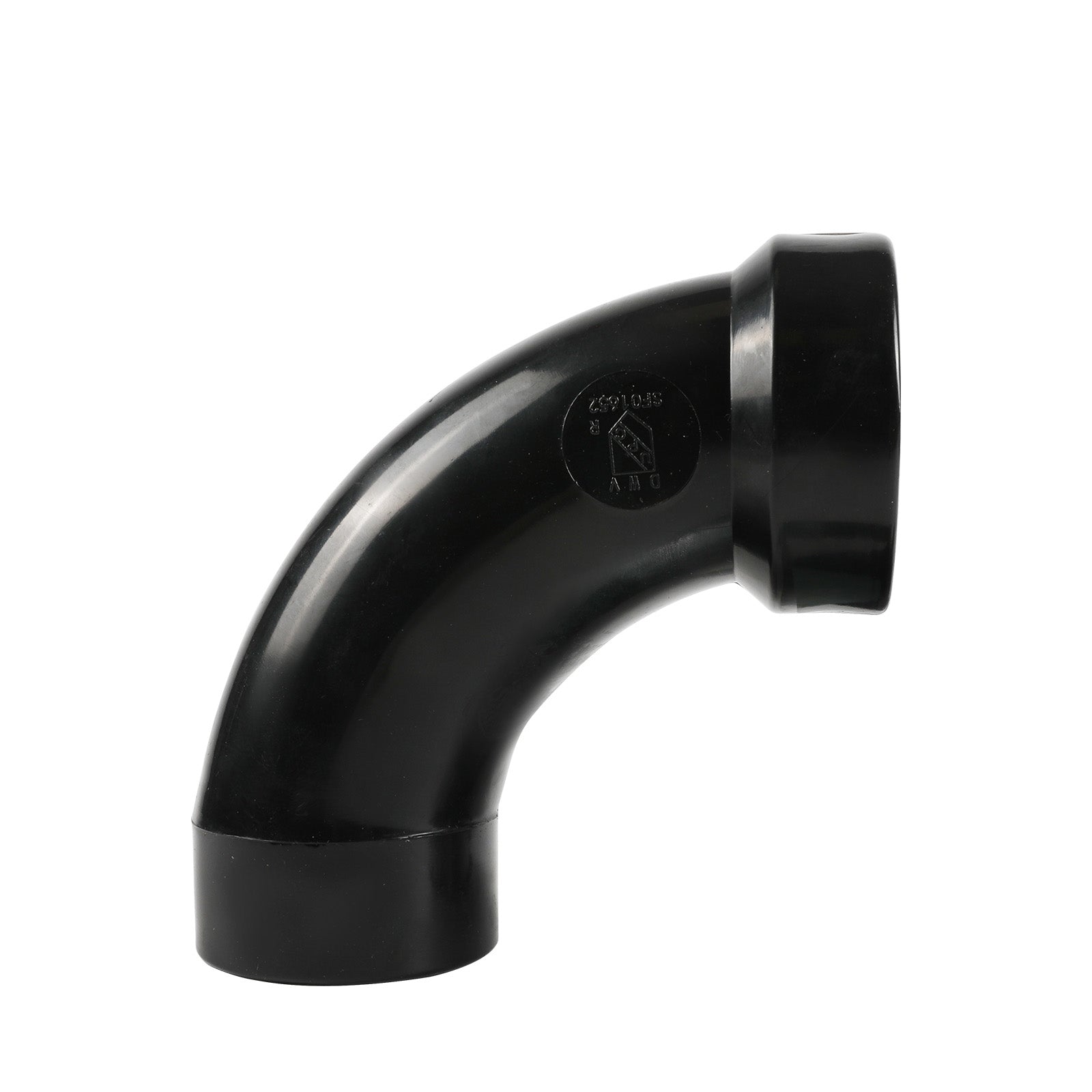 1-1/2 in. abs dwv 90d hub x spigot long sweep street elbow fitting (1/4 bend)