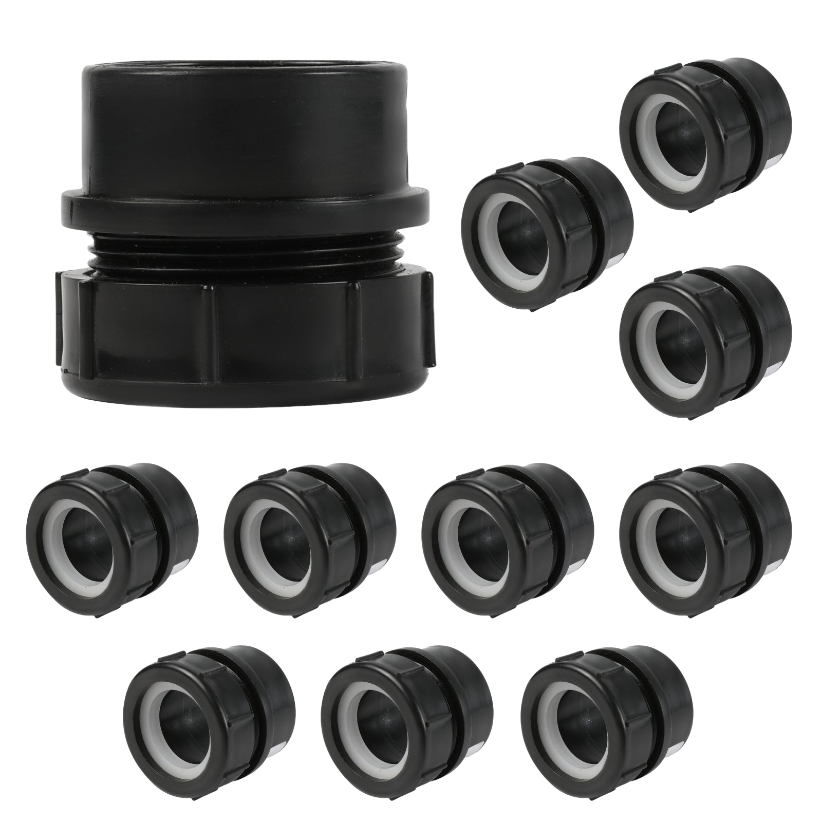 ABS DWV HUB x Slip Joint Trap Adapter W/Plastic Nut - Pick Size to Add