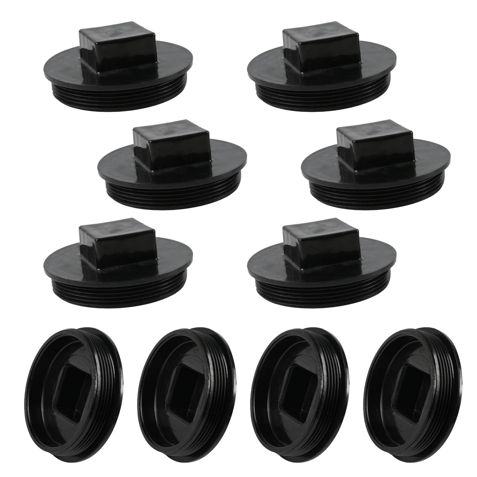 ABS DWV MPT Cleanout Plug - Pick Size to Add